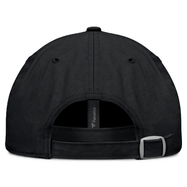 ST. LOUIS BLUES FANATICS NOTE LOGO 3D PATCH ADJUSTABLE HAT - BLACK Adjustable Cap Fanatics