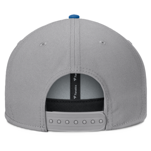 ST. LOUIS BLUES FANATICS DUO BLOCK SNAPBACK - GREY Adjustable Cap Fanatics
