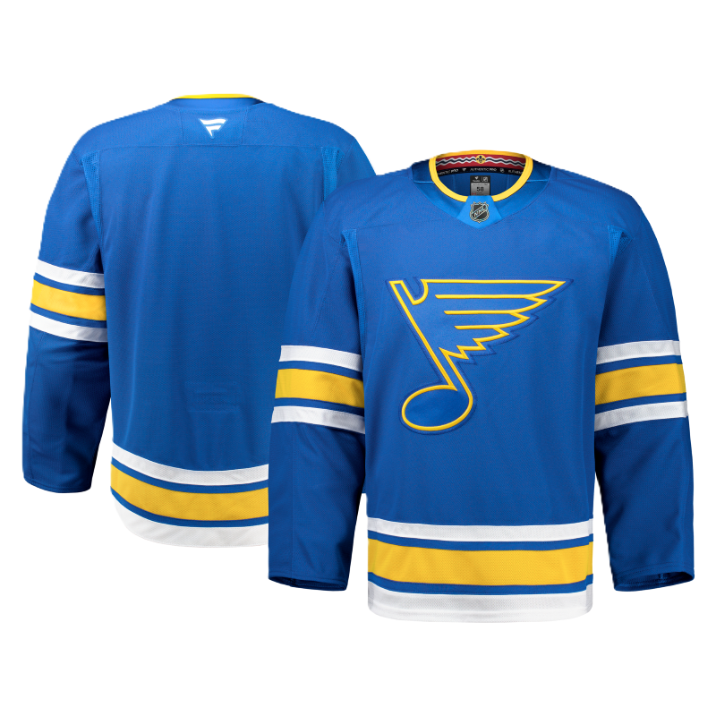 blues gear ST. LOUIS BLUES FANATICS ON ICE AUTHENTIC PRO HOME JERSEY