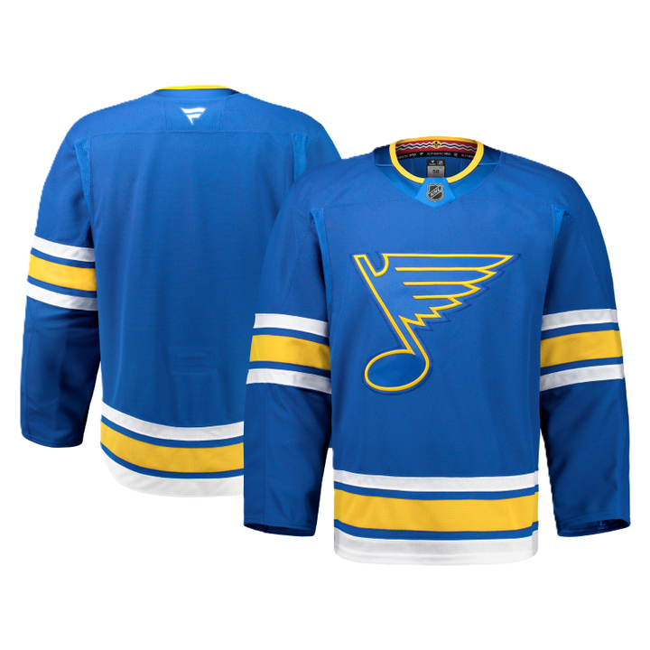 ST. LOUIS BLUES FANATICS ON ICE AUTHENTIC PRO HOME JERSEY - BLUE Jersey Fanatics