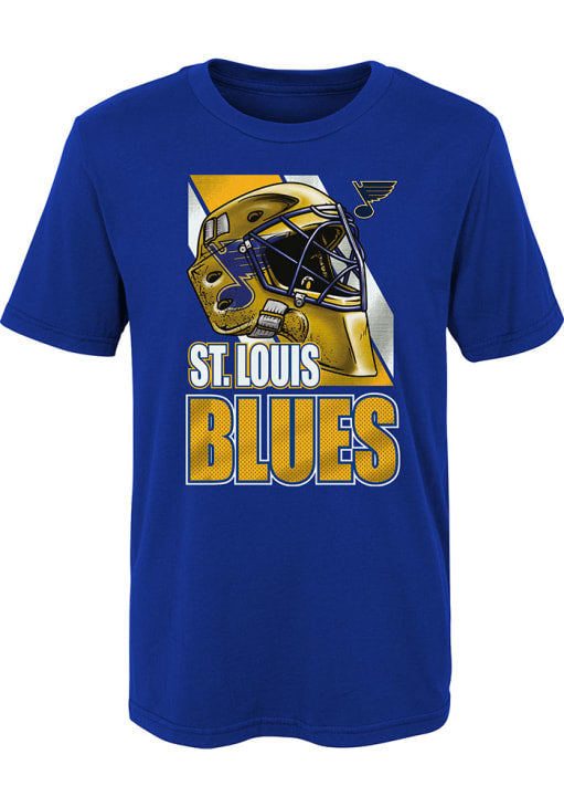 ST. LOUIS BLUES OUTERSTUFF YOUTH BUCKET HEAD SHORT SLEEVE T-SHIRT - ROYAL