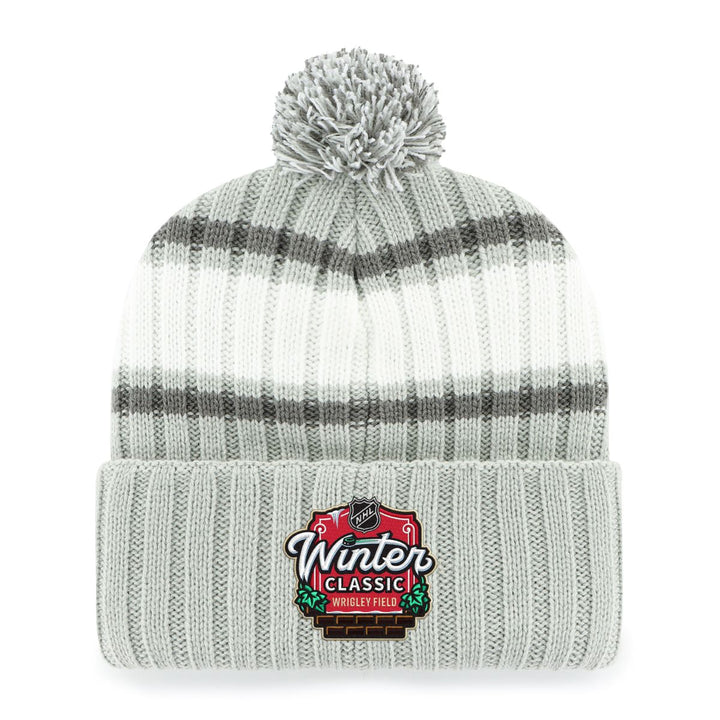 ST. LOUIS BLUES '47 BRAND WINTER CLASSIC PLATEAU POM KNIT - GREY Knit '47 Brand
