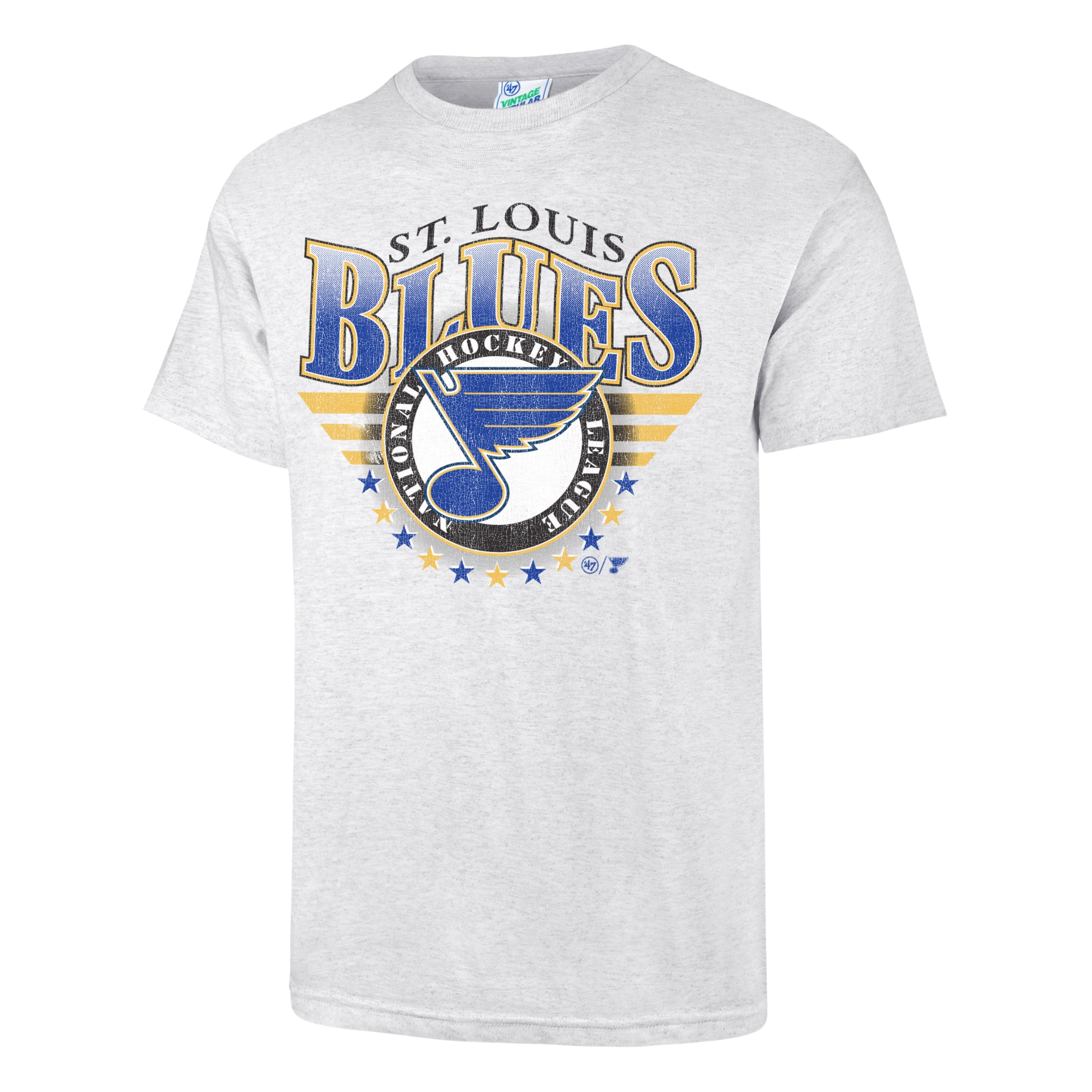 Vintage St. Louis Missouri Downtown Skyline 70s Graphic Tee Premium T-Shirt
