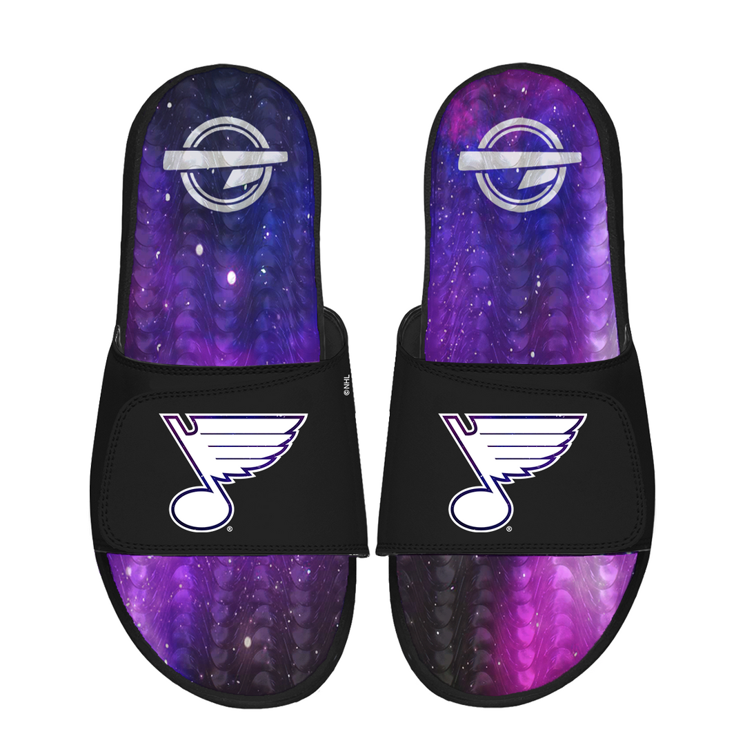 St. Louis Blues Black Galaxy Gel NHL Slides ISlide M6 / W7 Black Galaxy Gel