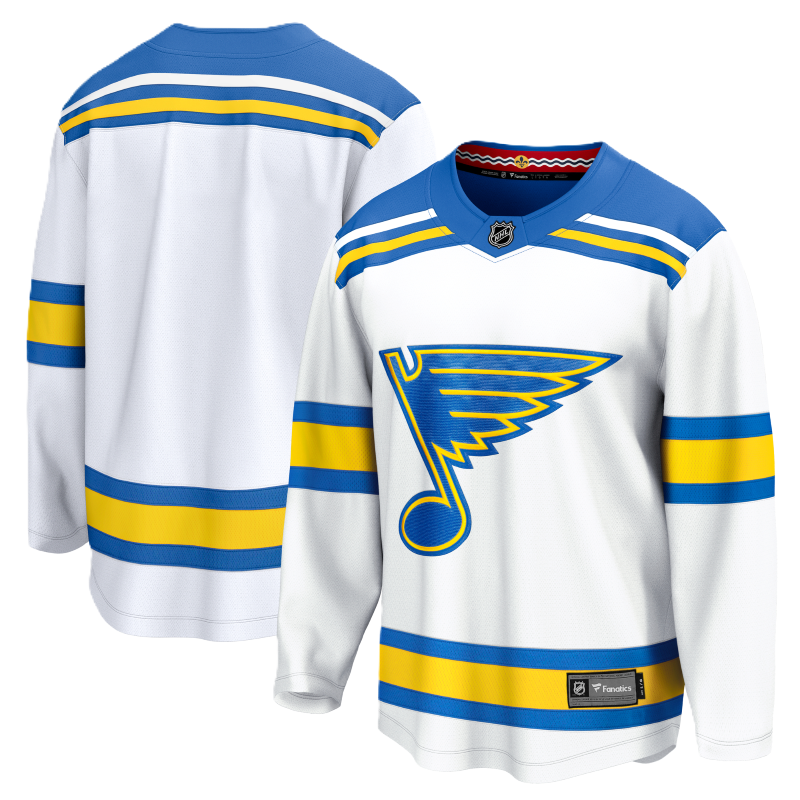 ballaholic セットアップ　ユニフォーム 55 青白 ST. LOUIS BLUES FANATICS BREAKAWAY ROAD JERSEY – STL Authentics