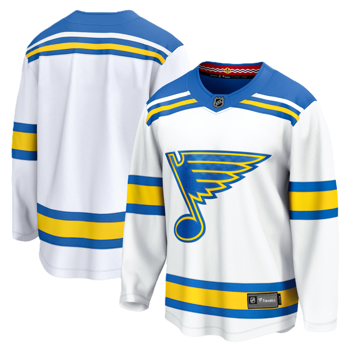 ST. LOUIS BLUES FANATICS BREAKAWAY ROAD JERSEY Jersey Fanatics