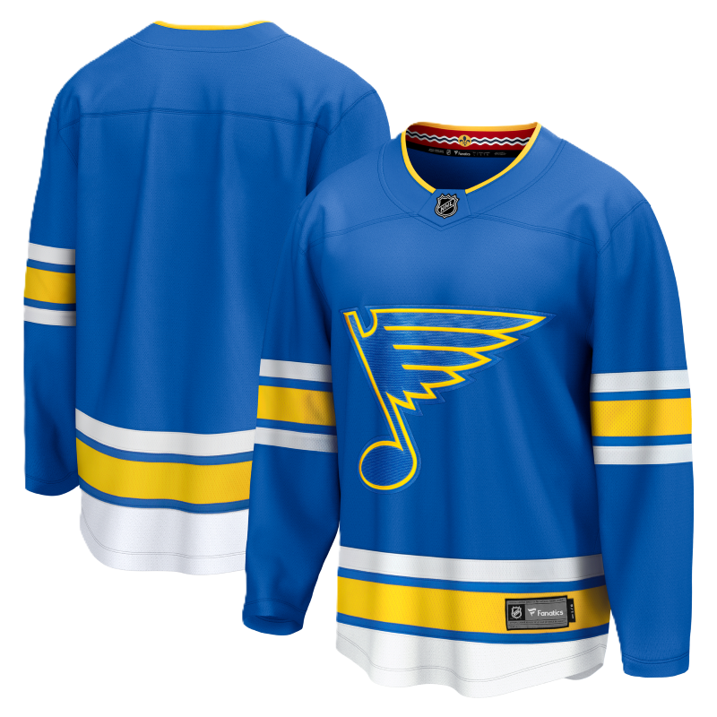 ST. LOUIS BLUES FANATICS BREAKAWAY HOME JERSEY – STL Authentics