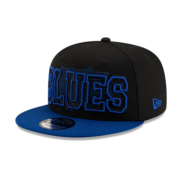 LOUIS BLUES NEW ERA 9FIFTY BLUES FORCE SNAPBACK HAT ROYAL