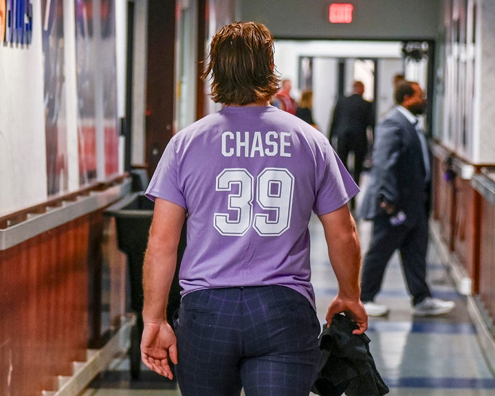 ST. LOUIS BLUES HOCKEY FIGHTS CANCER KELLY CHASE SHIRT