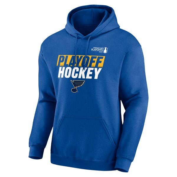2025 ST. LOUIS BLUES AUTHNETIC PRO PLAYOFF HOODIE - ROYAL – STL