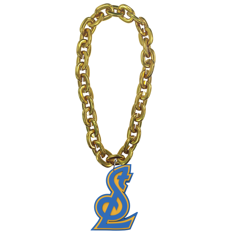 ST. LOUIS BLUES FANFAVE STL LOGO 3D FAN CHAIN - GOLD Fan Chain FANFAVE