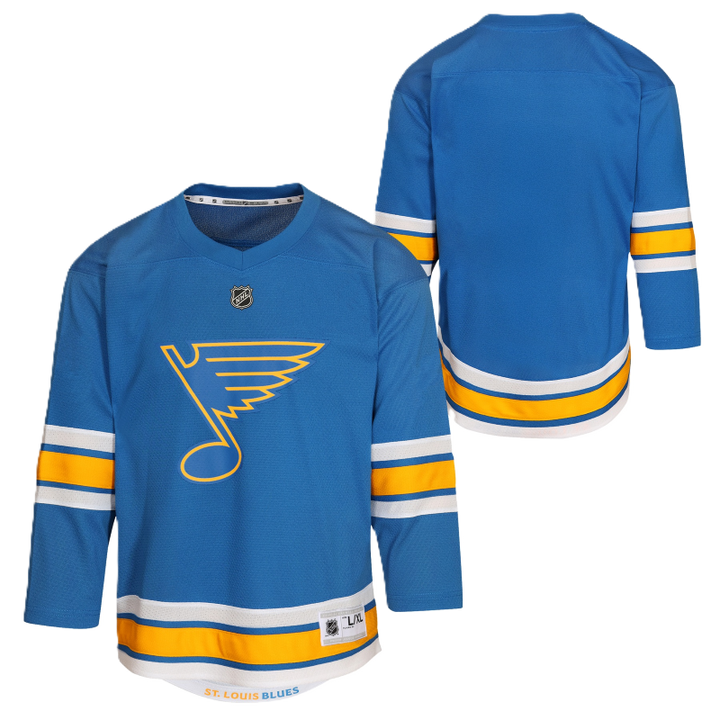 ST. LOUIS BLUES OUTERSTUFF YOUTH HOME REPLICA JERSEY - BLUE Jersey Outerstuff