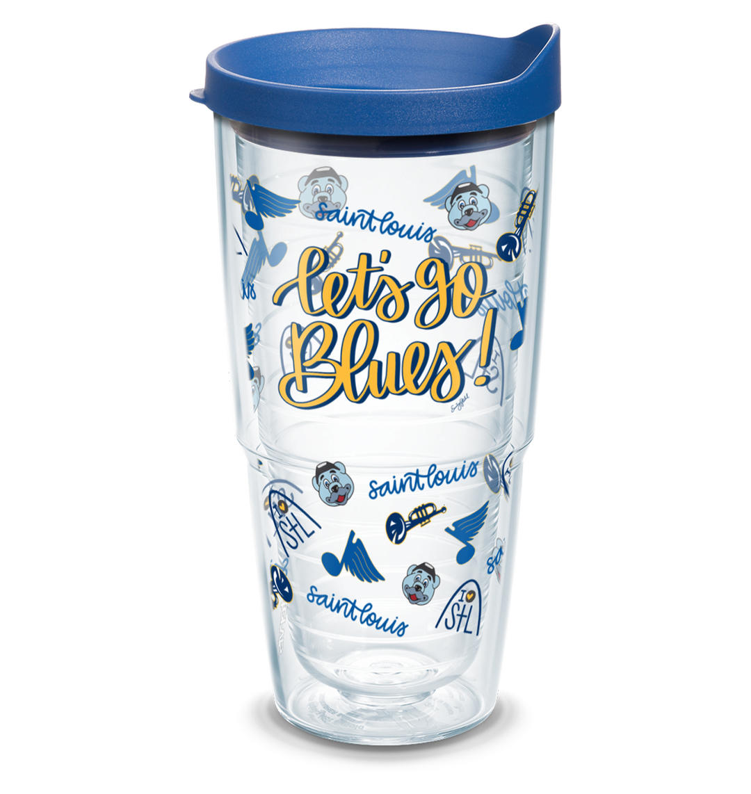 ST. LOUIS BLUES 24OZ LET'S GO BLUES TERVIS TUMBLER Novelties BDA Sports