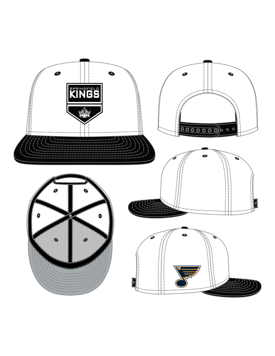 2023 SPRINGFIELD KINGS NEW ERA YOUTH HAT