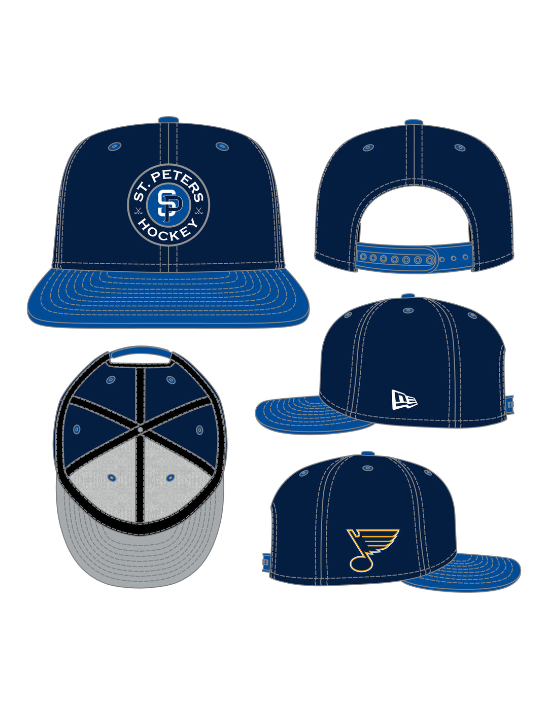 2023 ST. PETERS HOCKEY NEW ERA ADULT HAT