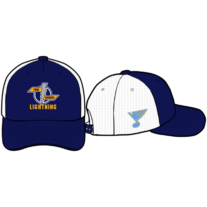 2025 Youth Hockey Association Hat - Twin Bridges Lightning Adjustable Cap CapX