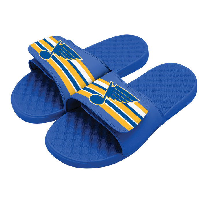 St Louis Blues Stripes Slides Slides ISlide M1-2 / W2-3 Royal