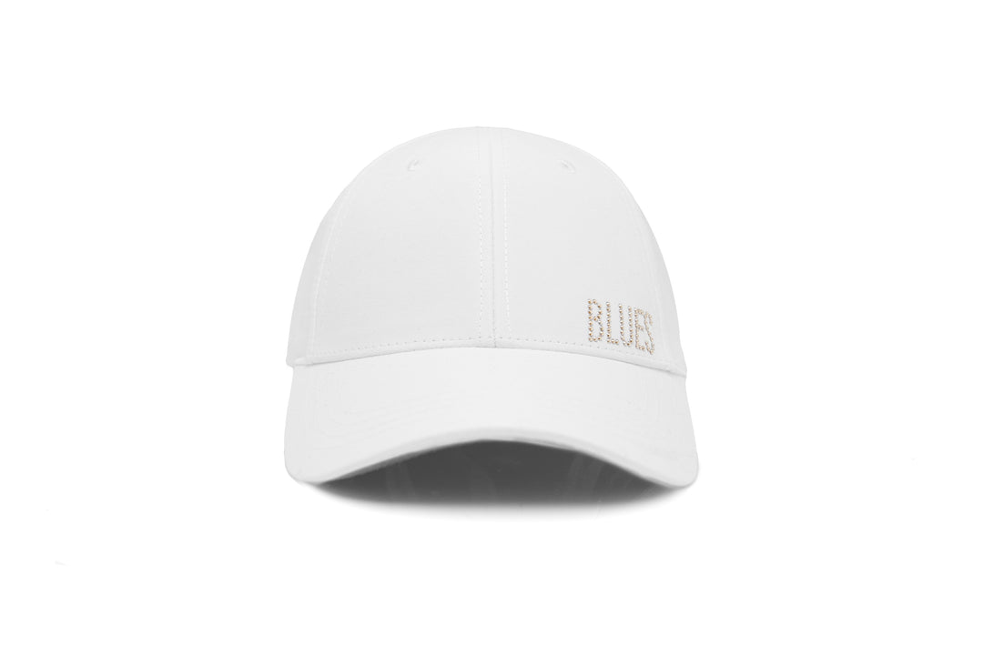 ST. LOUIS BLUES WOMENS LUSSO SHADOW HUSLTE STRAPBACK HAT - WHITE