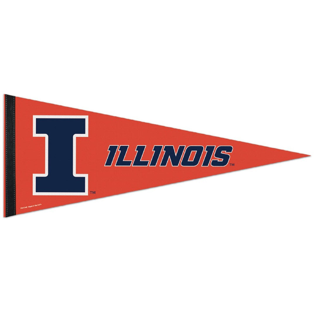 University Of Illinois I Pennant Pennant STL Authentics