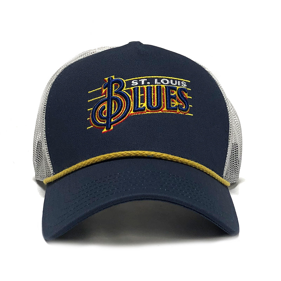 Blues Treble Clef Rope Bill Cap - STL Authentics