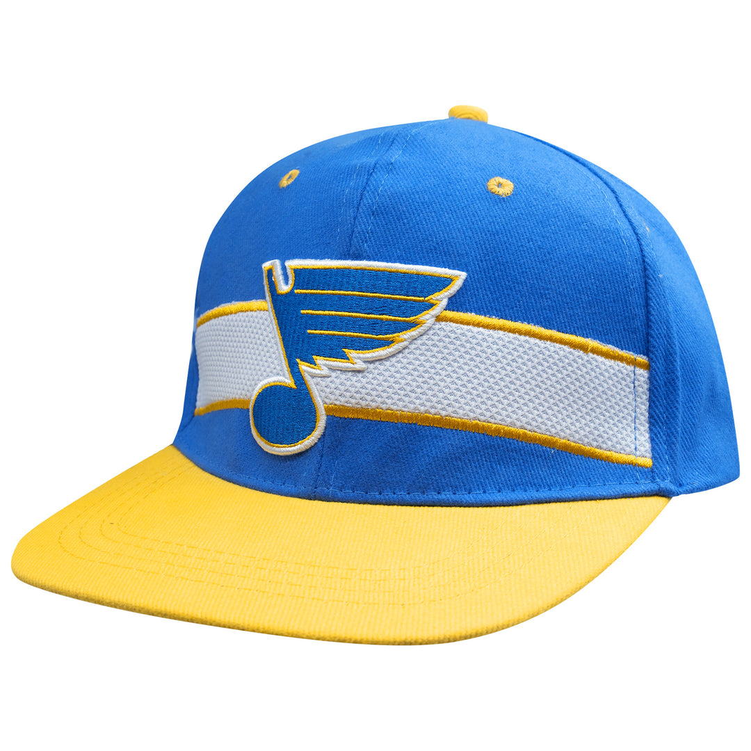 ST. LOUIS BLUES SERIE SIX HERITAGE SNAPBACK HAT - AF BLUE Adjustable Cap Series Six