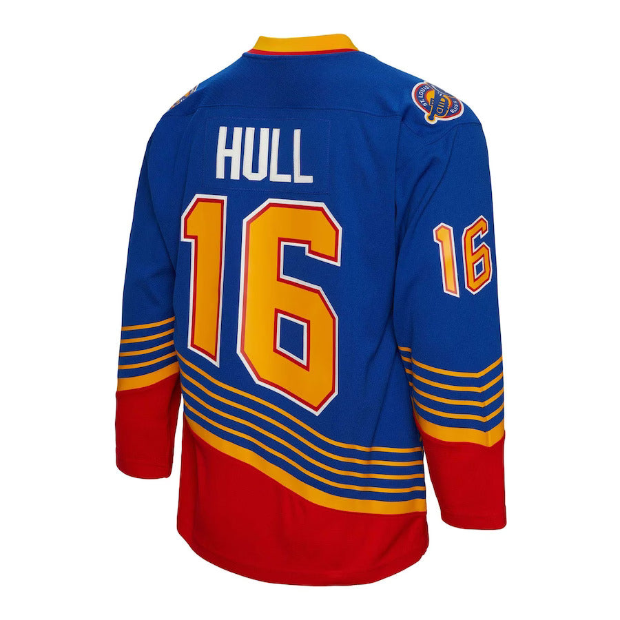 VTG 90s Brett Hull St Louis Blues Starter NHL Stitched Jersey White Sz L  Captain