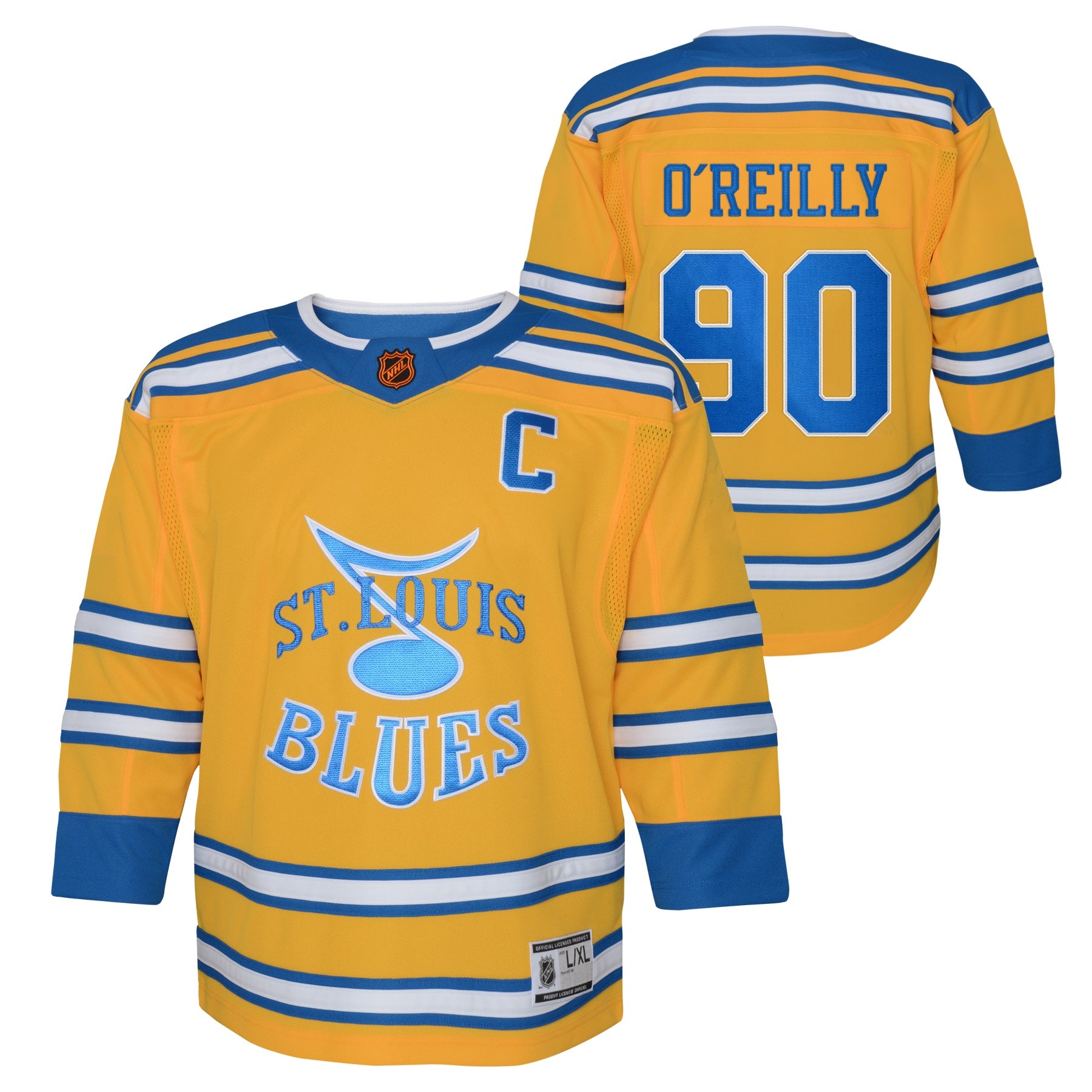 New NHL St. Louis Blues old time style jersey mid weight cotton
