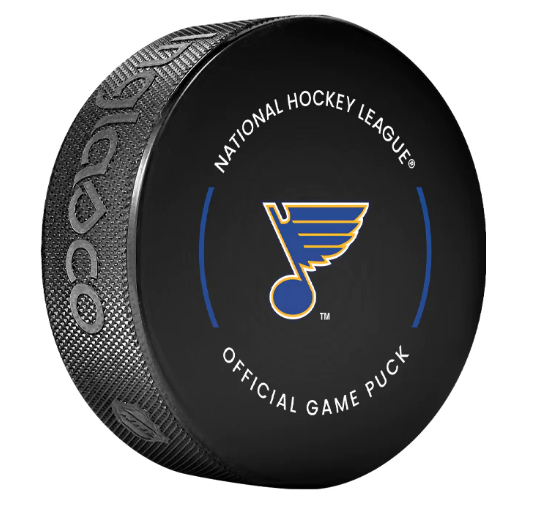 St. Louis Blues Inglasco Game Puck