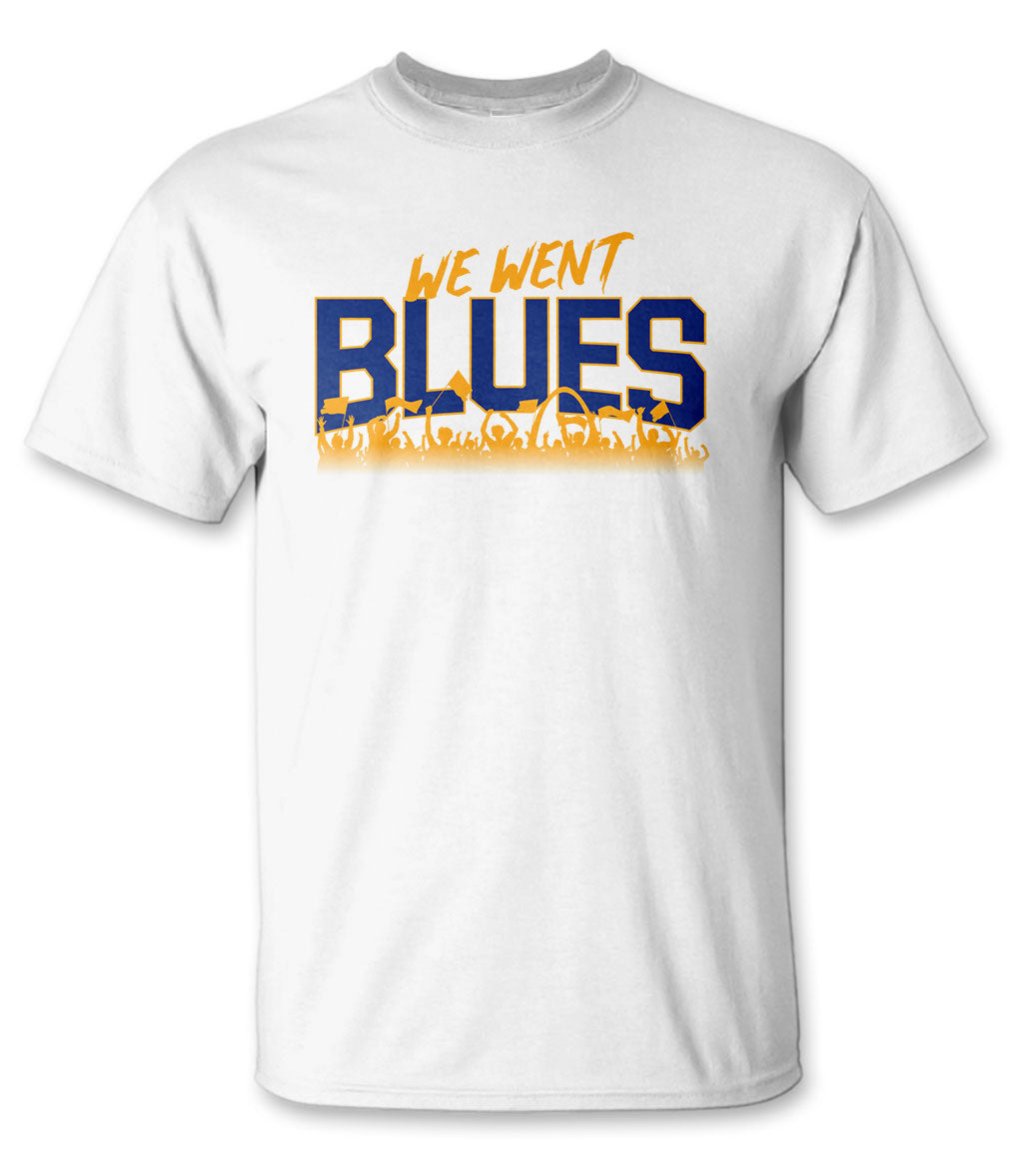 hockey shirt, st louis we went blues cup champions unisex tee