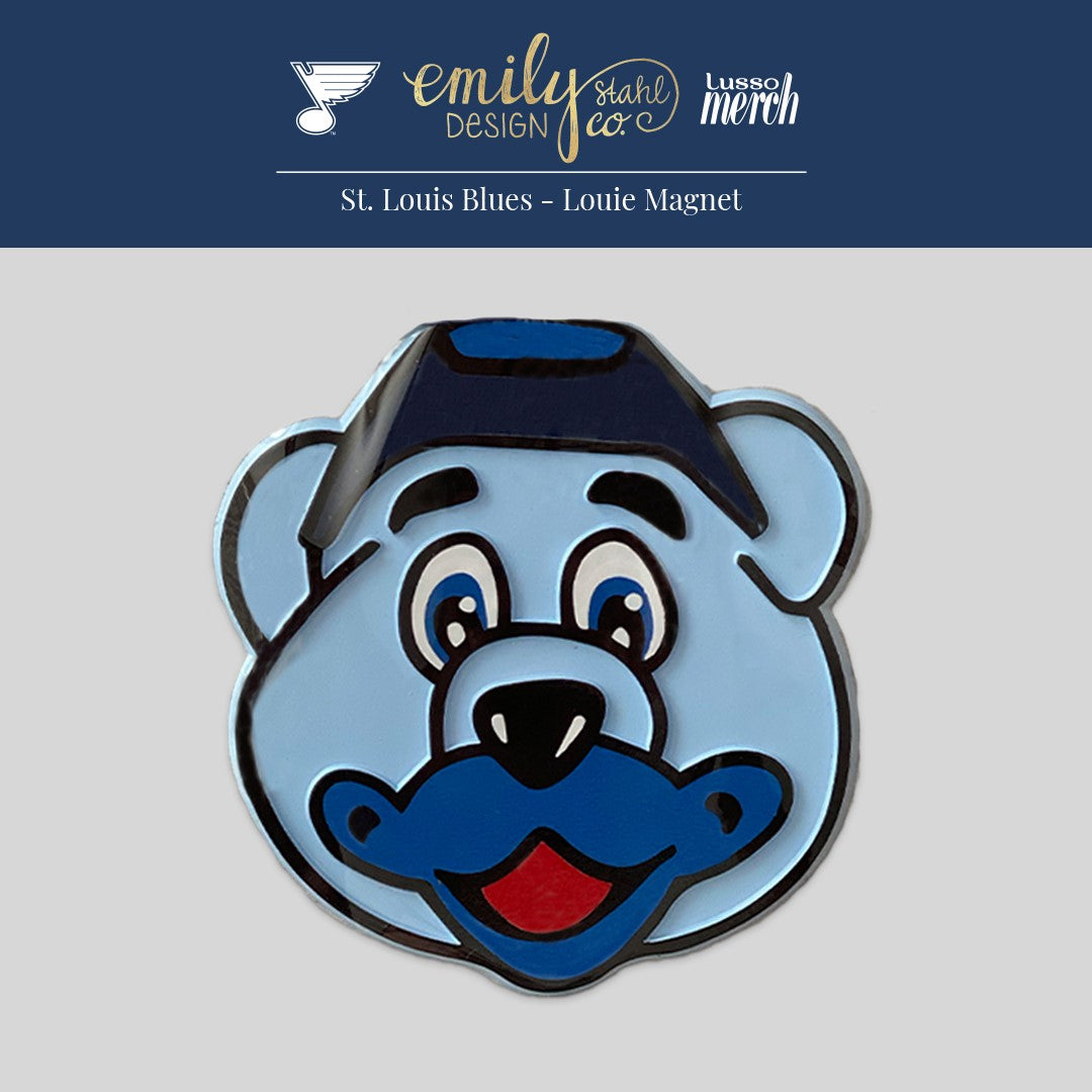 ST. LOUIS BLUES EMILY STAHL LOUIE MAGNET Magnet Emily Stahl