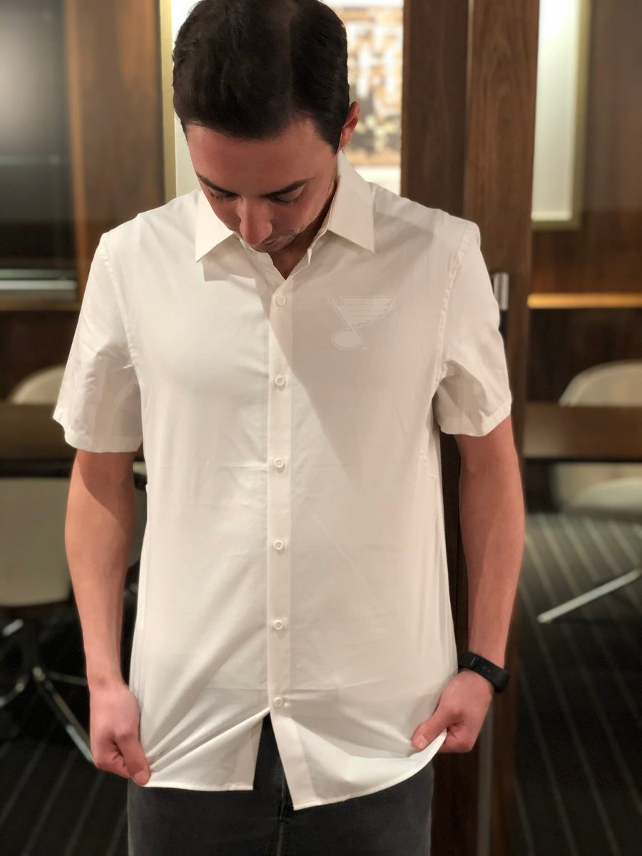 ST. LOUIS BLUES LULULEMON DOWN TO THE WIRE BUTTON-UP