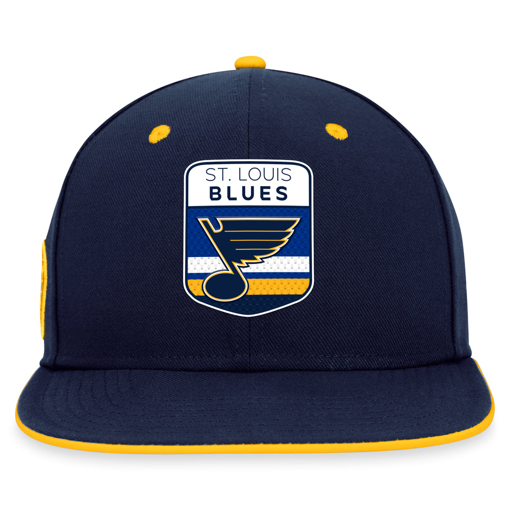 2023 ST. LOUIS BLUES FANATICS FLATBRIM SNAPBACK DRAFT HAT Hat Fanatics   