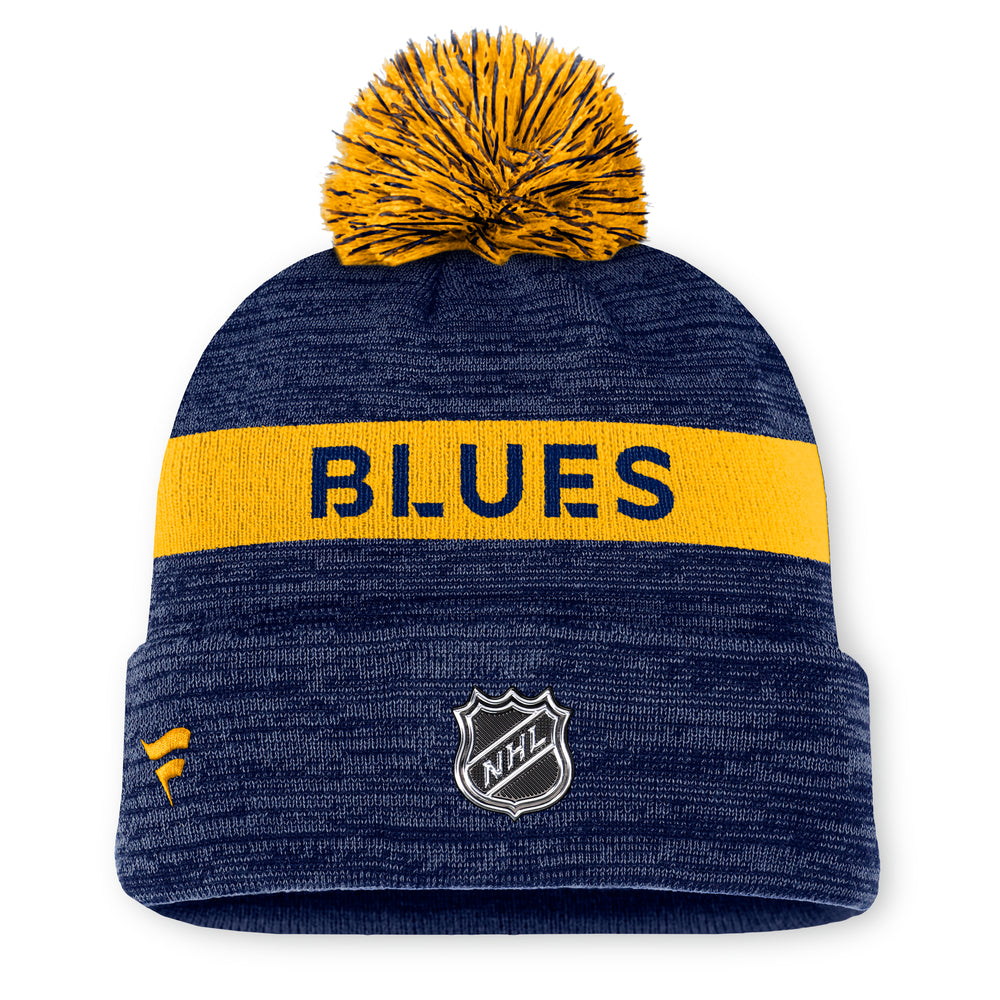 ST. LOUIS BLUES FANATICS AUTHENTIC PRO RINK POM KNIT Knit Fanatics   