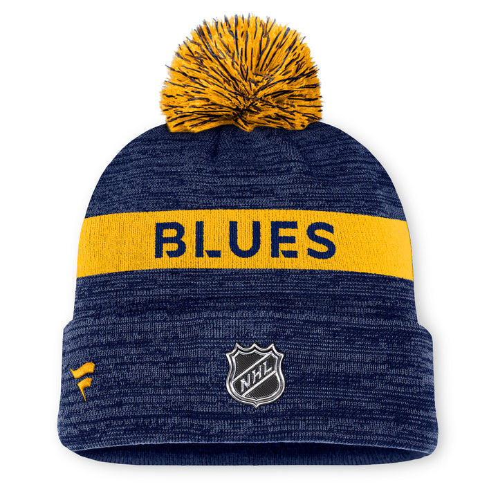 ST. LOUIS BLUES FANATICS AUTHENTIC PRO RINK POM KNIT Knit Fanatics   