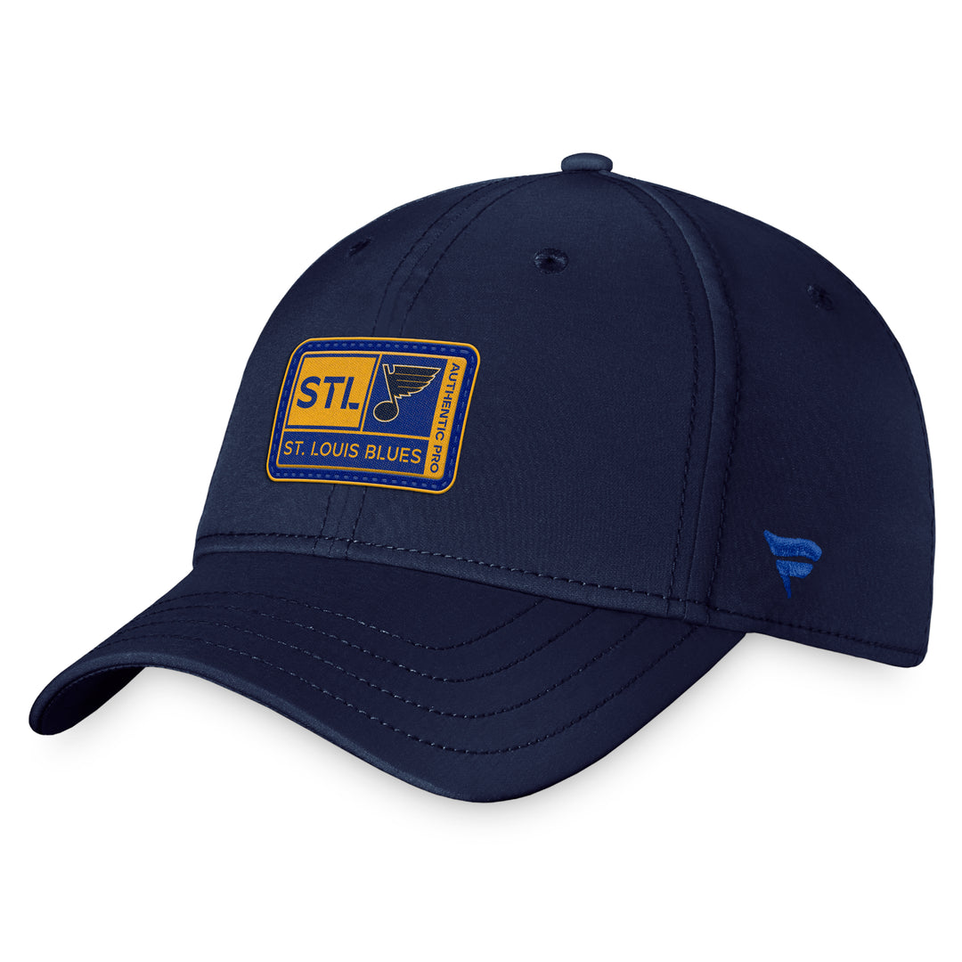 2023 ST. LOUIS BLUES AUTHENTIC PRO FANATICS TRAINING CAMP HAT - FLEX FIT Hat Fanatics   