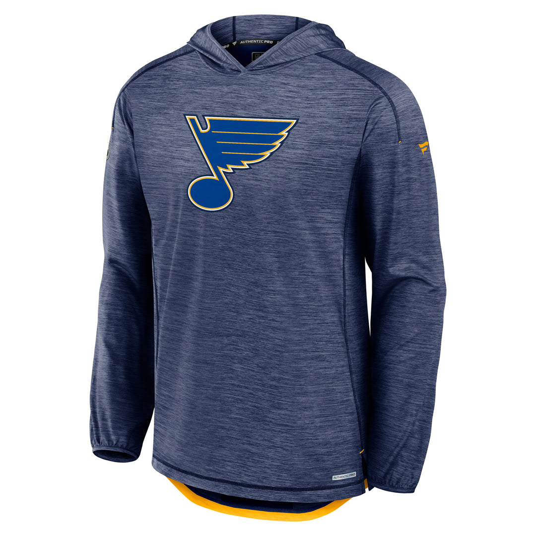 ST. LOUIS BLUES AUTHENTIC PRO HEATHERED HOODIE Apparel & Accessories Fanatics   