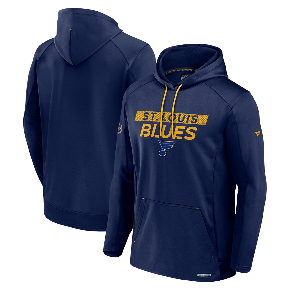 ST. LOUIS BLUES AUTHENTIC PRO RINK PERFORMANCE HOODIE - NAVY Apparel & Accessories Fanatics   