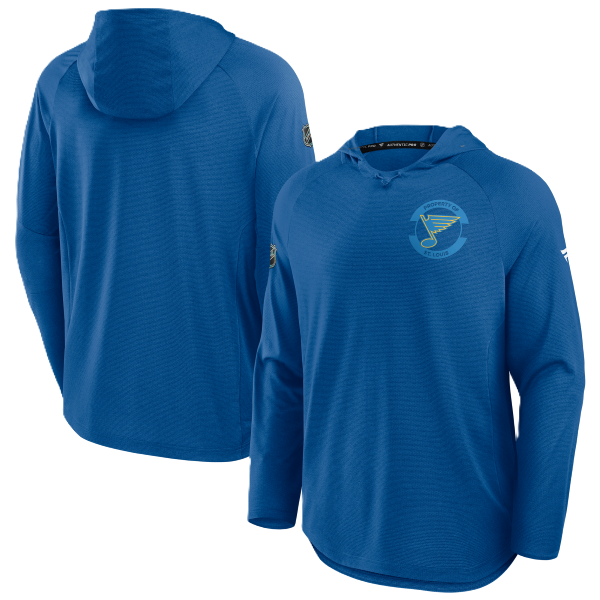 ST. LOUIS BLUES FANATICS AUTHENTIC PRO PROPERTY OF HOODIE - BLUE Hoodie Fanatics