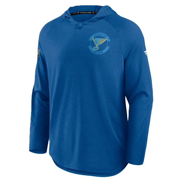 ST. LOUIS BLUES FANATICS AUTHENTIC PRO PROPERTY OF HOODIE - BLUE Hoodie Fanatics