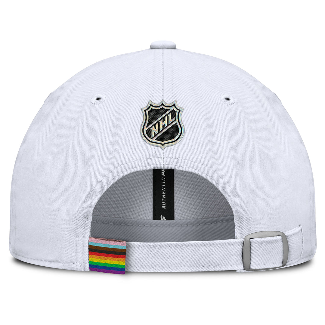 ST. LOUIS BLUES FANATICS PRIDE STRAPBACK HAT - WHITE Adjustable Cap Fanatics