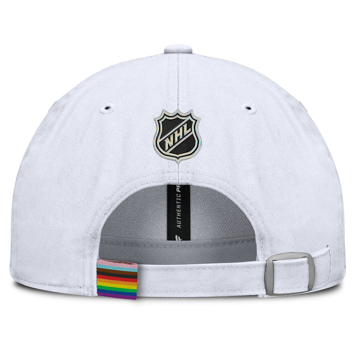 ST. LOUIS BLUES FANATICS PRIDE STRAPBACK HAT - WHITE Adjustable Cap Fanatics