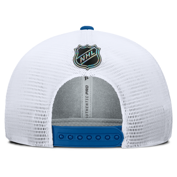 ST. LOUIS BLUES FANATICS AUTHENTIC PRO HOCKEY WORDMARK MESH SNAPBACK - Blue and White Hat Fanatics