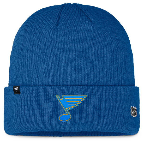 ST. LOUIS BLUES FANATICS AP CUFF KNIT NEW LOGO - Blue Knit Fanatics
