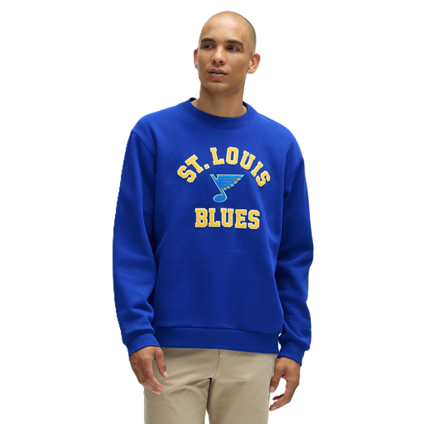 ST. LOUIS BLUES LULULEMON STEADY STATE CREWNECK - ROYAL Crewneck Sweatshirt Lululemon