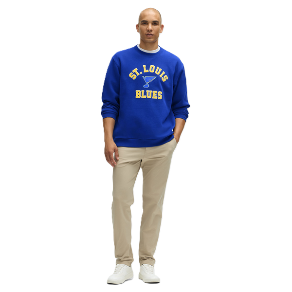 ST. LOUIS BLUES LULULEMON STEADY STATE CREWNECK - ROYAL Crewneck Sweatshirt Lululemon