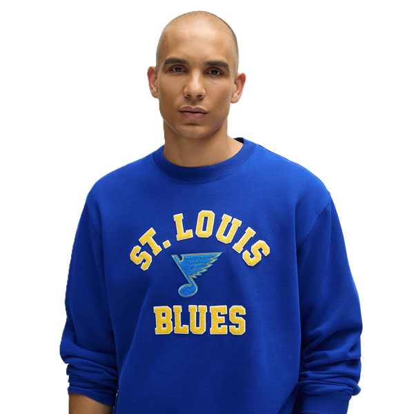 ST. LOUIS BLUES LULULEMON STEADY STATE CREWNECK - ROYAL Crewneck Sweatshirt Lululemon