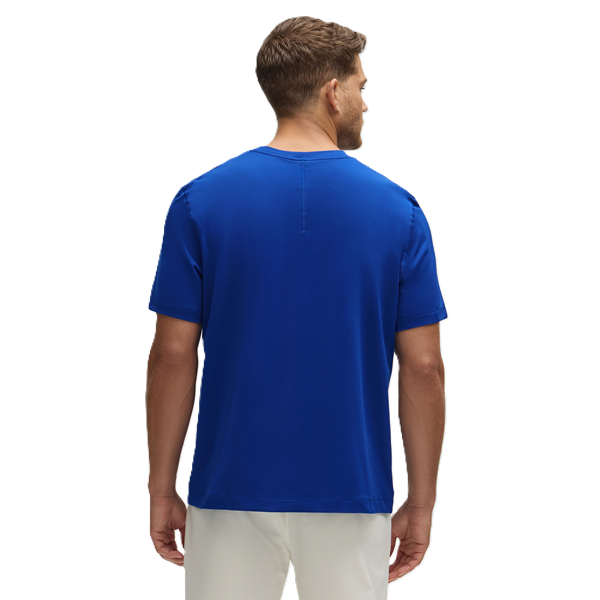 ST. LOUIS BLUES LULULEMON NOTE LOGO SOFT JERSEY SHORT SLEEVE TEE - ROYAL Men's Premium T-Shirt Lululemon