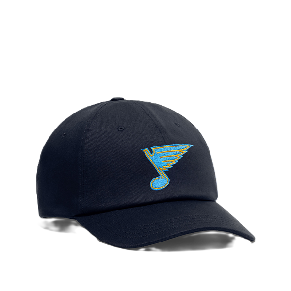 ST. LOUIS BLUES LULULEMON NOTE LOGO STRAPBACK HAT - BLACK