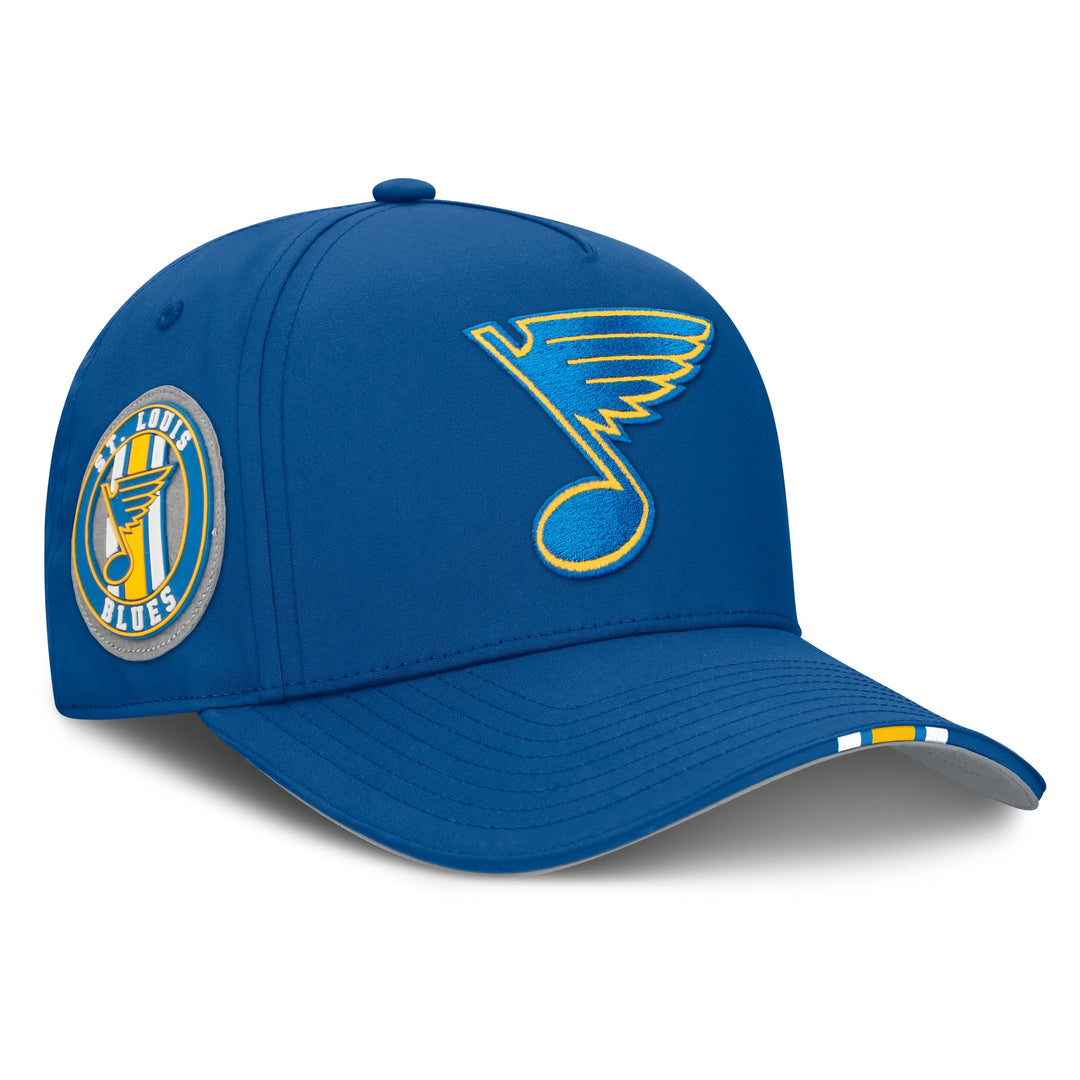 2025 ST. LOUIS BLUES FANATICS OFFICIAL DRAFT SNAPBACK HAT - NEW LOGO Hat Fanatics