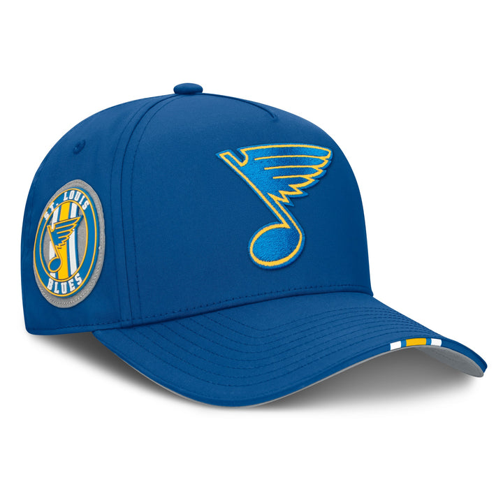 2025 ST. LOUIS BLUES FANATICS OFFICIAL DRAFT SNAPBACK HAT - NEW LOGO Hat Fanatics